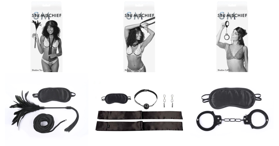 Shadow Sensory Play Kits From Sex Mischief By Sportsheets The