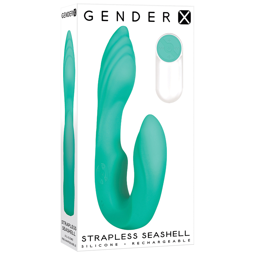 Strapless Seashell Dual Shell Shaped Stimulator From Gender X By Evolved The Resource By Molly