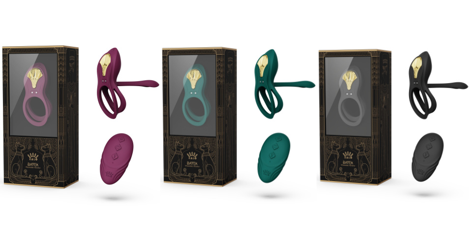 BAYEK Vibrating Couples’ Ring with App and Remote from the Legend