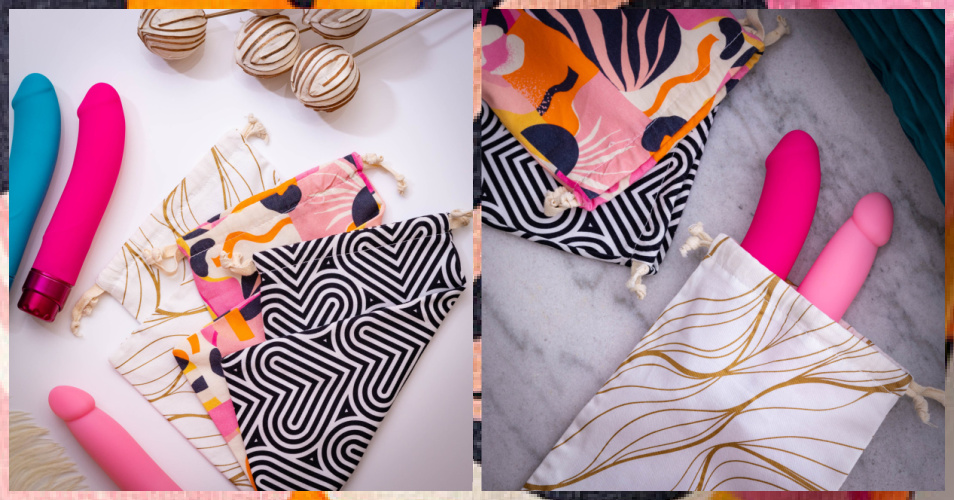 The Collection Stylish Lint-Free Cotton Toy Bags by Blush – The