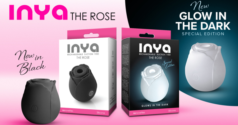 The Rose Black and Glow-In-The-Dark from Inya by NS Novelties – The
